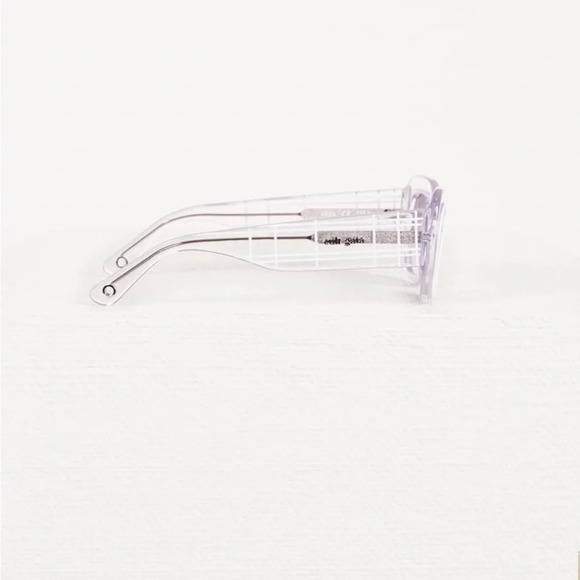NIB CULT GAIA Meira Oversized Square Sunglasses Clear - Picture 5 of 7